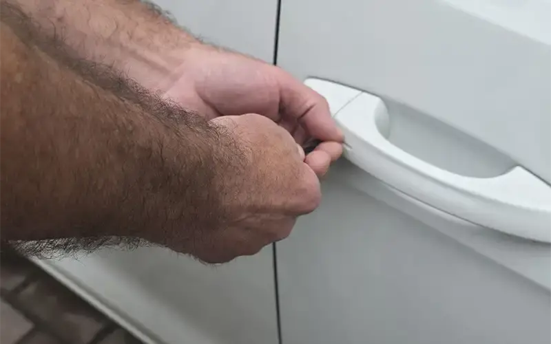 Opening a Car Trunk With Keys Locked Inside